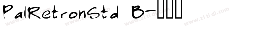 PalRetronStd B字体转换